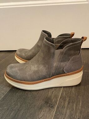 Blowfish Malibu Women's Gray Platform Chelsea Bootie